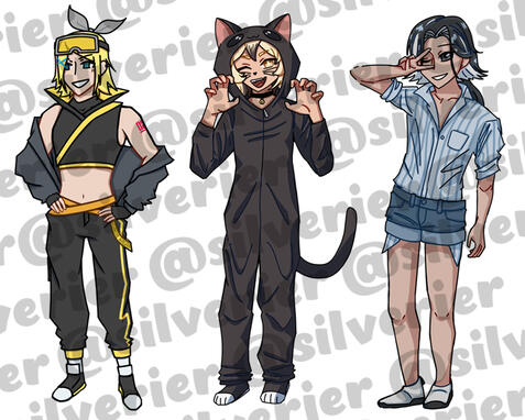 only flat color + cel shading